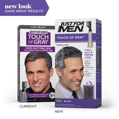 Just For Men Blk/Gry Size 1.4z Just For Men Touch Of Gray Black - Gray Hair Color
