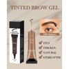 Waterproof Tinted Brow Gel Kit, Auburn Tinted Thickening Eyebrow Gel with Brow Brush & Razor, Long Lasting Transfer-Proof Brow Glue, Brow Fast Sculpt, Eye Brow Gel Fill in Eyebrows for Women Girls-04#