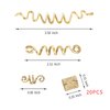 enophe 23Pcs Gold Hair Jewelry Set for Women: Loc Accessories, Hair Cuffs for Braids & Dreadlocks, Halloween Decoration