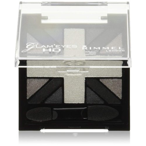 Rimmel Glam' Eyes HD Quad Eye Shadow Palette, Black Cab, .14 oz