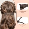 FASOTY Flat Hair Clips For Women Strong Hold Hair Claw Clips Lay Flat Claw Clips for Thin & Thick Hair Alligator Clips Styling Hair Accessories for Girls,3PCS