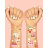 xo, Fetti Strawberry Party Temporary Tattoos - 60 Styles | Dessert Birthday Party Decorations, Berry Sweet Cute Accessory, Garden Tea Baby Shower Theme Favor, Summer Home Activity, Easter Basket