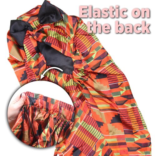 Donna Braid Bonnet 1pc Satin Bonnet Hair Bonnet Removable & Reversible Bow Tie for Women with Long Braids, Big bonnet, Dreadlock, Long Twist, Long Ponytails with Assort Shower Cap Pattern Victorian