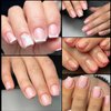 AddFavor 240pcs Short Square Nail Tips Soft Gel x Nail Tips Square Clear Fake Nails Extra Short Gel False Nails Full Cover Acrylic Nail Tips for Extension Nail Manicure Salon Home DIY