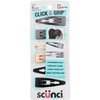Scunci No Slip Snap Clips, 6ct, 5cm