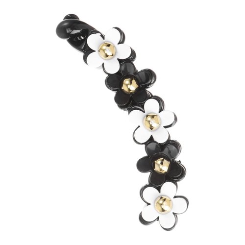 Beatifufu Hair Clip, 1pc Korean Hair Flower Claw Clip for Women Acrylic Material, Floral Design, Fasten Hair in Seconds, Ideal for Various Occasions, Size: 10x2x1.1cm, Color: As Shown