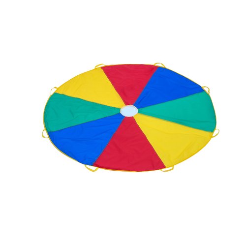 Rettebovon Parachute with Handles 8ft Play Parachute Games for Outdoor Team Games,You Can Also Use it for Trampoline Cover Picnic Mat Furniture Cover