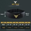 Mytra Fusion Weight Lifting Belt Double Prong Buckle Power Lifting Back Support Belt 100% Leather Gym Belts for Weightlifting Weight Lifting Belts for Men Women, Powerlifting, Strength Training, Squat