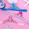 YARIEW Baby Girl Elastic Headbands Star Headband Mermaid Elastic Headbands Toddler Hair Band Baby Crown Toddler Hair Accessories Mermaid Birthday Decorations