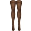 Truform Sheer Compression Stockings, 30-40 mmHg, Women's Thigh High Length, 30 Denier, Taupe, Small