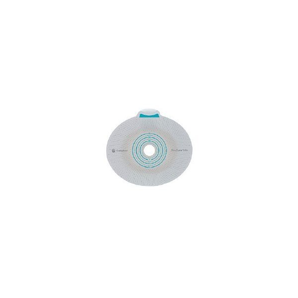 SenSura Mio Flex Ostomy Barrier, Trim to Fit, Standard Wear Elastic 50 mm Red Code 3/8 to 1-7/8 Inch Stoma, 10561 - Box of 5