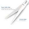 Professional Hair Shears 6" Silvery Blind Hole Sharp Hair Scissors Hair Cutting Scissors Barber Scissors Barber Shears Haircut Scissors Convex Edge 440C KINSARO