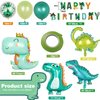 Dinosaur Birthday Decorations Cute Dinosaur Balloon Dinosaur Birthday Party Supplies Happy Birthday Banner Confetti Green Latex Balloon Baby Shower Decorations Boys and Girls LilyZheng
