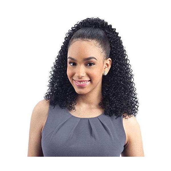 Freetress Braids SPRING WATER GIRL (1 Jet Black) - Equal Synthetic Drawstring Ponytail