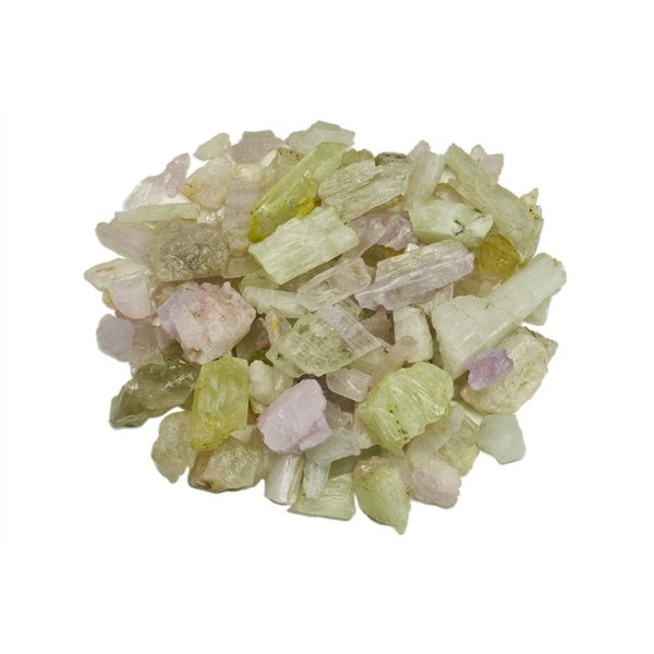 Hypnotic Gems Materials: 1 lb Rough Bulk Kunzite and Hiddenite Stones from Pakistan - Raw Natural Crystals for Cabbing, Tumbling, Lapidary, Polishing, Wire Wrapping, Wicca & Reiki Crystal Healing