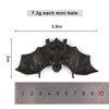 FINGOOO Plastic Bats Halloween,36pcs Mini Bats Halloween Decoration Party Favors Kids Gift Toy Prank Props Home Decor