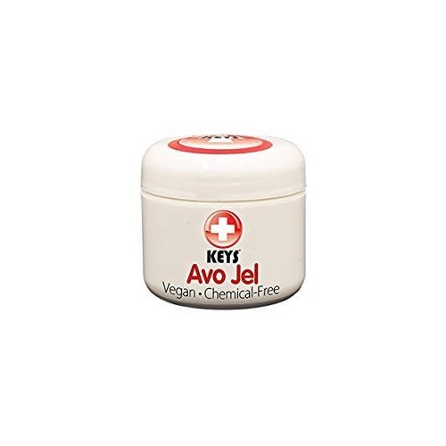 Keys Avo Jel All Natural, Vegan, Chemical-Free Alternative Naturals Petroleum Jelly Free Skin Protectant made from Pure Organic Jellied Avocado Oil, No Wax, No Synthetic Ingredients, 2 ounces