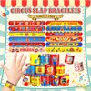 Rotatingpals 196 Pcs Circus Party Favors Include Circus Slap Bracelets Cute Circus Stickers Clown Animal Keychains Carnival Party Favors for Circus Carnival Birthday Party Supplies Classroom Rewards