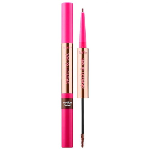 tarte Sketch & Set™ Brow Pencil and Tinted Gel Medium Brown