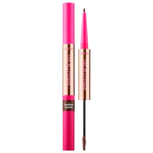 tarte Sketch & Set™ Brow Pencil and Tinted Gel Medium Brown