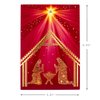 Hallmark Religious Christmas Boxed Cards, Nativity Scene (16 Christmas Cards and 17 Envelopes)