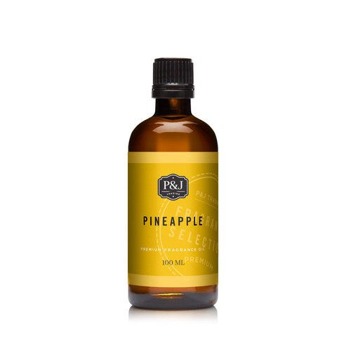 P&J Trading Fragrance Oil | Pineapple Oil 100ml - Candle Scents for Candle Making, Freshie Scents, Soap Making Supplies, Diffuser Oil Scents