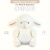 SuzziPals Heatable & Coolable Lamb Stuffed Animal, Microwave Heating Pad Stuffed Animal for Cramps & Pain, Lavender Cozy Sheep Stuffed Animals, Stuffed Sheep Plush Toys, Stuffed Lamb Gifts
