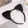 COCIDE Cat Ears Headbands Plastic Taylor Party Decorations Kitty Headbands for Girls Gabby Party Favors Birthday Supplies for Women Halloween Hair Accessories Hair Hoops Costume Black