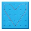 edxeducation Double-Sided Geoboards - 5 x 5 Grid/24 Pin Circular Array - Set of 6 - Includes Rubber Bands - Ideal for Ages 5+ - Geometry Math Manipulative - Teach Angles and Symmetry