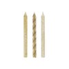 Dazzling Glitter & Gold Spiral Birthday Candles - 24ct Assorted Pack - Premium Quality, Long-Lasting & Elegant Design - Ideal for All Occasions