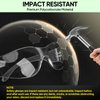 TICONN 12 Clear Safety Glasses for Men, Safety Goggles with Scratch Impact Resistant Meets ANSI Z87.1 Standard (12 Pack)