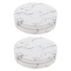 EXCEART Makeup Powder Container Pressed Powder Box 2Pcs Compact Cosmetic Powder Containers Makeup Empty Loose Powder Boxes (Assorted Color) Makeup Powder Puff