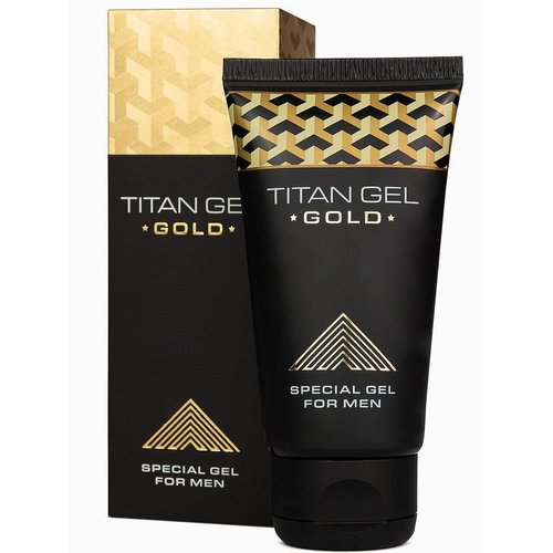 Titan Gel Gold for Men Original. Male Natural Massage Cream, 50ml