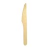 Birchware Classic Knives 6.5" - (100 Count) Compostable Wooden Knives, Biodegradable Party Supplies, Sturdy, Heat Tolerant and Eco-Friendly.