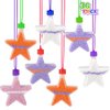 ArtCreativity Star Sand Art Bottle Necklaces (Pack of 36) Sand Art Craft Kit with Shaped Bottles, Craft Party Supplies and Party Favors for Kids - Sand Sold Separately