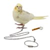 Bird Foot Chain Flying Stainless Steel Training Rope Outdoor Parrot Ankle Foot Ring Accessories Bird Harness Leash Prevent Escaping (Model7)