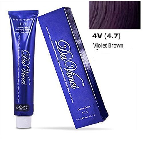 DaVinci Hair Color 4V - Violet Brown (3.4 oz.)