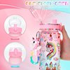 PERRYHOME Decorate Your Own Unicorn Water Bottle Kits for Girls, Unicorn Toys for Girls Age 4-10 Painting Crafts Kit, Fun Arts and Crafts Kits 6-12 Year Old Toddler Girls Birthday Christmas Gifts Toys