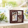 Vetbuosa Wedding Gifts for Bride & Groom, Mr and Mrs Gifts - 4x6 Rotating Wedding Picture Frame, Wedding Gifts for Couple, Bride to Be Bridal Shower Wedding Gifts for Couple Unique 2023, Sturdy Wood