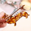 Noverlife Hair Clip, Dachshund Dog - Small Hair Claw, Cellulose Acetate Hair Clip, Non-Slip Hair Catch Barrette, for Women's Straight or Curly Hair
