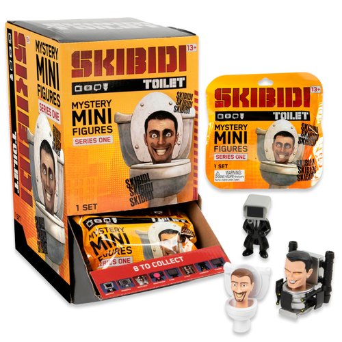 Skibidi Toilet Mystery Figures - Collectible Figures, Officially Licensed Skibidi Toilet Merch, 1 Figure