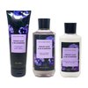 Bath & Body Works Violet Leaf & Blackberry 3 Piece Bundle - Body Cream - Shower Gel - Body Lotion - Full Size