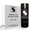 AUBURN Original Samson Hair Building Fibers 50gr COMBO CONTAINER 25gr PLUS 25gr REFILL AUBURN color