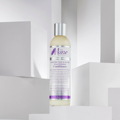 The Mane Choice Heavenly Halo Herbal Hair Tonic & Soy Milk Deep Hydration Conditioner, 8 Ounce
