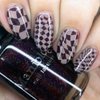 Maniology Checkmate Nail Stamping Plate, Chessboard-Inspired Manicure, Checkered Nail Art Designs