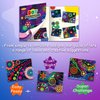 Drama Planet Dot Sticker Art Kit for Kids, Create Stunning Galaxy Patterns with Dot Stickers, Includes Inspiration Guide, Craft Kits, Art Activities for Kids, Gifts for Boys and Girls