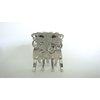 Generic Small/medium silver or gold metal filigree hair claw clip jaw clip (Primary color: Silver), 1 Count (Pack of 1)