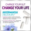 Akkermansia Probiotic 2 Billion AFU - Best Strain for GLP-1 Production Support - with Prebiotic Fiber for Natural Digestive & Gut Health for Women & Men - Non-GMO & Bottled in USA - 60 Capsules