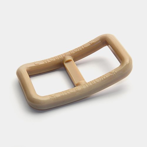 Wobble Bone Peanut Butter Buckle - Delicious & Fun Dog Peanut Butter Toy - Tough Long Lasting Dog Bones Made in USA- Small/Medium Sized Dogs Up to 30 LBS, 3” X 5”