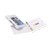 Avery Mini Durable View 3 Ring Binder, 1/2 Inch Round Rings, 1 White Binder (27726)